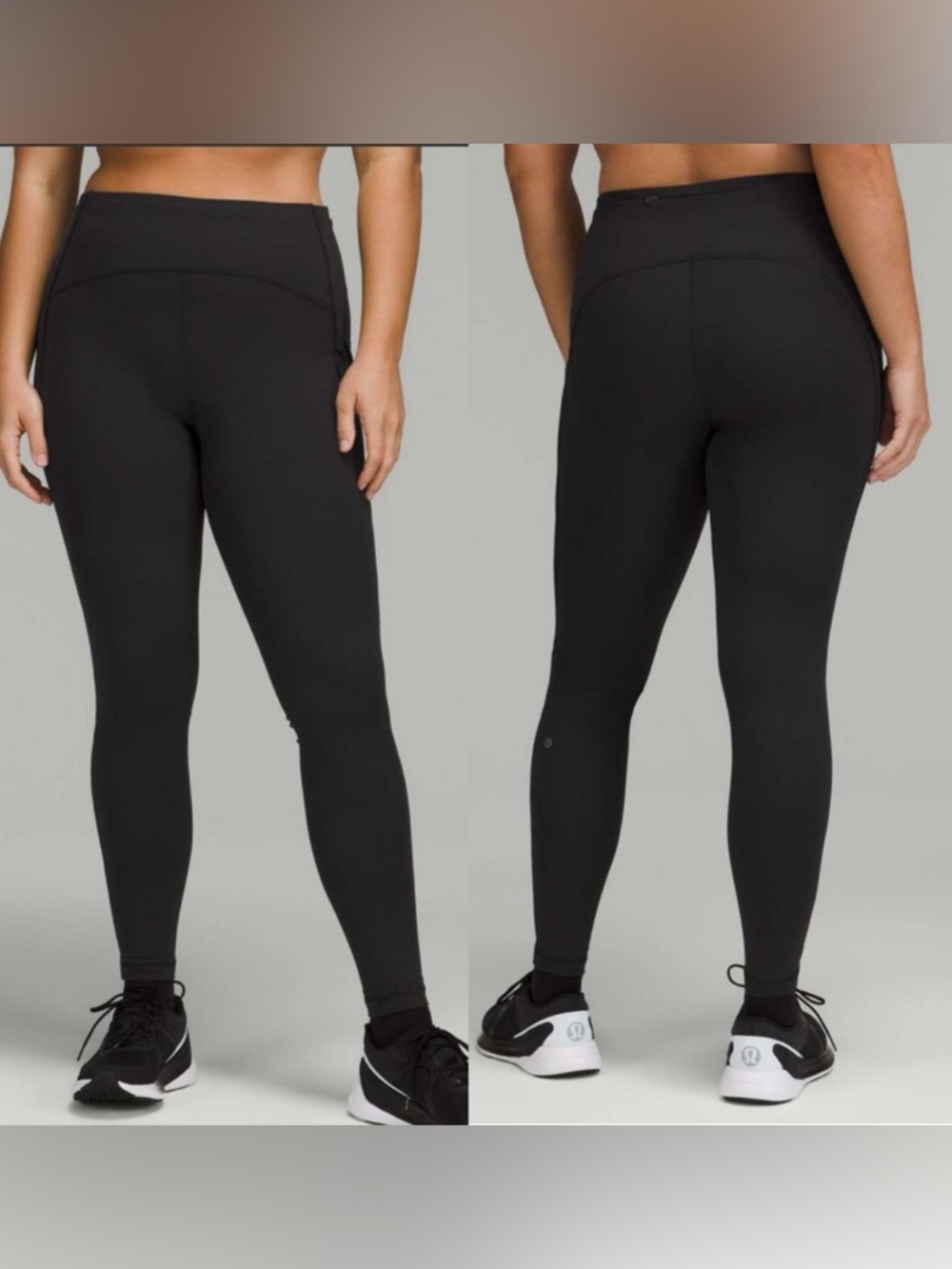 Lululemon Swift Speed High Rise Tight 28" Legging Luxtreme Pockets Black Size 6